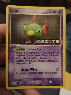 Pokemon Cards Ex Deoxys Natu 66/107 & Xatu 29/107 Reverse Holo Stamped - Image 2