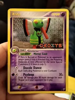 Pokemon Cards Ex Deoxys Natu 66/107 & Xatu 29/107 Reverse Holo Stamped - Image 4