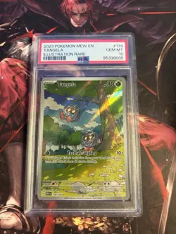 2023 POKEMON MEW EN-151 #178 TANGELA ILLUSTRATION RARE PSA 10 GEM MINT - Image 1