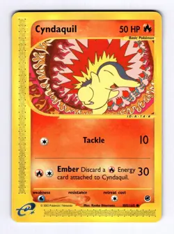 Cyndaquil (105) Expedition #105 (2002) Common HP Pokemon - Image 1