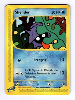 Shellder Expedition #129 (2002) Common HP Pokemon - Image 1