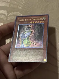 Yugioh Enishi, Shien's Chancellor Ultimate Rare GLAS-EN032 1st Edition NM - Image 4