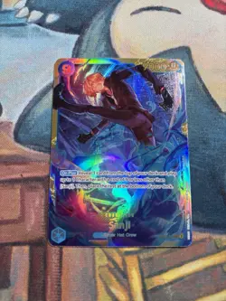 One Piece TCG Sanji OP06-119 SEC Wings of the Captain Foil Card English Edition - Image 1