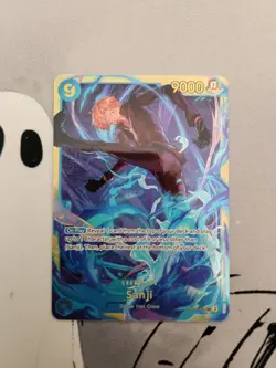 One Piece Card Secret Rare Sanji OP06-119, English Edition, Near Mint Condition - Image 1