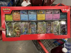 Pokemon TCG Prismatic Evolutions Costco 8 Mini-Tin Bundle w/ Promo Cards SEALED - Image 1