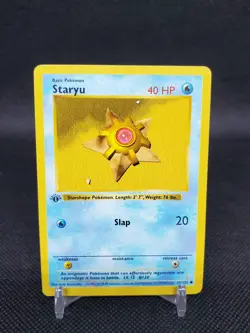 Staryu 65/102 Base Set 1st Edition WOTC MP/LP Pokemon Card - Image 1