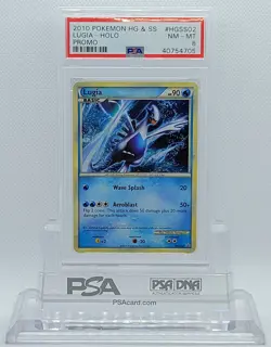 Pokemon BLACK STAR PROMO LUGIA #HGSS02 HOLO FOIL CARD PSA 8 NM-MT #* - Image 1