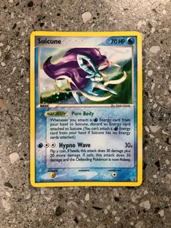 Pokemon TCG Cards Suicune 030 Nintendo Black Star Promo Holo NM - Image 1