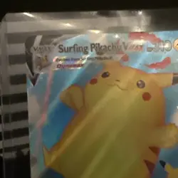 Surfing Pikachu Vmax 009/025 Celebrations NM Full Art Ultra Rare Pokemon Card - Image 3