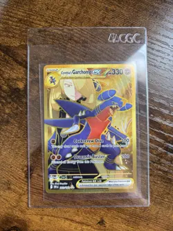 Pokemon Destined Rivals Cynthia's Garchomp EX Hyper Rare Card 241/182 - Image 3
