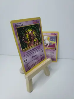 2000 MEWTWO & MEW Black Star Vintage Pokemon PROMO Card English - Image 5