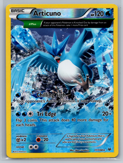 Pokemon Articuno TCG Roaring Skies 17/108 Reverse Holo Rare Card LP - Image 1