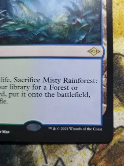 MTG Magic the Gathering Misty Rainforest (250/765) Modern Horizons 2 NM - Image 2