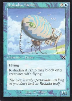 2X RISHADAN AIRSHIP 91/350 MERCADIAN MASQUES MTG MAGIC MP X2 (yourdeckbuilder) - Image 1