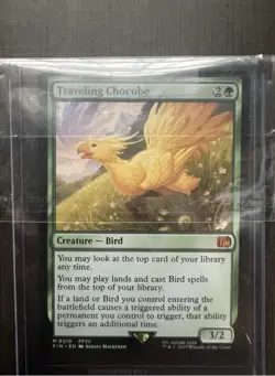 Traveling Chocobo Final Fantasy Magic The Gathering Regular #0210 NM - Image 1