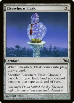 X 1 Elsewhere Flask NM Shadowmoor 250 MTG Magic the Gathering - Image 1
