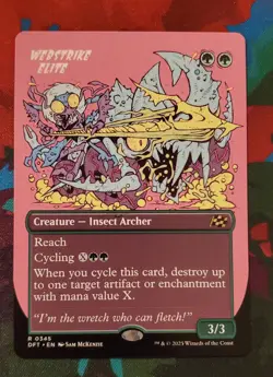 1x Webstrike Elite (Borderless) NM MTG Aetherdrift *IN HAND SHIPS FAST* - Image 1