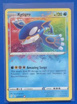 Pokemon TCG Shining Fates: Kyogre (021/072) - Holo Amazing Rare - Near Mint - Image 1