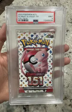Pokemon 151 Authentic Sealed Booster Pack English PSA 9 Mint - Image 1