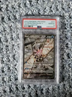 2022 POKEMON JAPANESE SW&SH SPACE JUGGLER #071 FA/ORGN.FRM.PALKIA V PSA 10 - Image 1