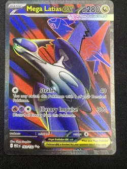 Pokemon Mega Evolution Mega Latias ex Full Art 163/132 NM - English - Image 1