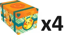 Pokemon Paldea Adventures Chest 4-Box CASE FACTORY SEALED! - Image 1