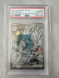 Kingdra EX 131 Pokemon TCG Scarlet & Violet Black Star Promo Holo PSA 10 - Image 1
