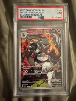 Pokemon TCG Team Rockets Houndoom Illustration Rare - Image 1