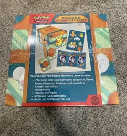 POKEMON TCG PALDEA Adventure Chest Factory Sealed Box - Image 1