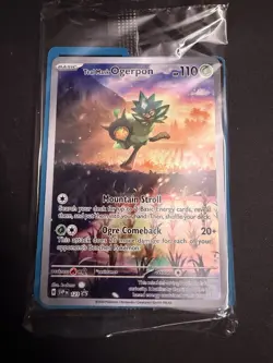 Pokemon TCG Teal Mask Ogerpon EX Twilight Masquerade Black Star Promo 123 - Image 1