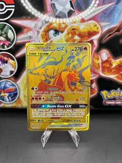 Pokemon TCG Reshiram & Charizard GX Promo SM247 Holo NM - Image 1