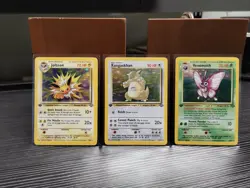 1999 Pokemon Jungle VENOMOTH 1st Edition JOLTEON 4/64 Holo x3 NM MT UNPLAYED - Image 1