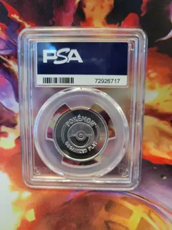 Pokemon Rayquaza 2005 Player Rewards Graded Coin PSA 9 - Image 2