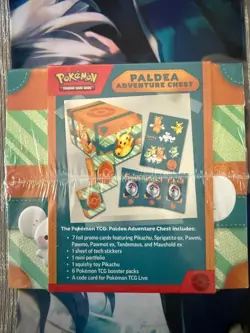 PALDEA Adventure Chest - Pokemon Scarlet & Violet NEW Sealed 6 packs + 7 Promos - Image 2