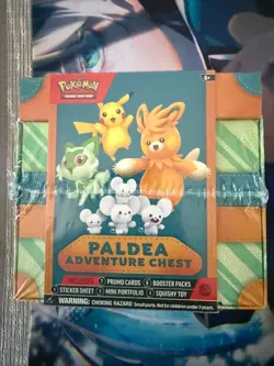 PALDEA Adventure Chest - Pokemon Scarlet & Violet NEW Sealed 6 packs + 7 Promos - Image 3