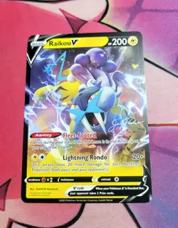 Raikou V Pokemon World Championships 2024 Jesse Parker (non Holo) - Image 2