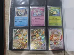 Pokemon Prismatic Evolutions Binder Lot 260+ Cards w/ SIRs & Master Balls - Image 1