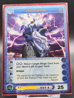 Chaotic Card : Najarin Dawn Of Perim First Edition Rare Creature - Image 1