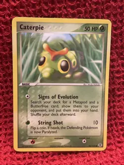 Caterpie 56/112 2004 EX FireRed & LeafGreen Pokemon Card TCG Nintendo - VLP - Image 1