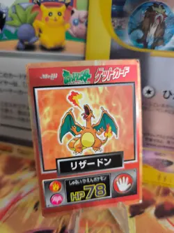Pokemon Karte Card Holo Meiji Chocolate Promo Set Charizard Glurak japanese Exc - Image 1