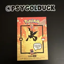 Pokemon Card Peru Base Set Scyther - Image 2