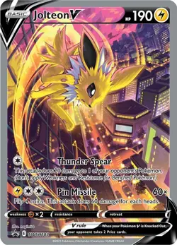 Jolteon V SWSH183 SWSH: Sword & Shield Promo Cards Holo - Image 1