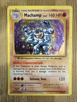 Machamp 59/108 XY Evolutions Holo Rare Pokemon Card - NM - Image 1
