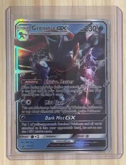 Greninja GX SM197 Holo Black Star Promo Pokemon Card LP - Image 1