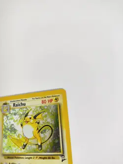 Pokemon Card Raichu 16/130 Base Set 2 Rare Holo WOTC NM - Image 5