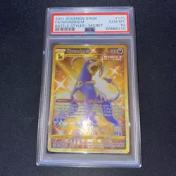 PSA 10 Houndoom 179/163 Pokemon TCG Battle Styles Gold Secret Rare Full Art Card - Image 3