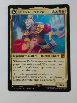 Kefka, Court Mage // Kefka, Ruler of Ruin Final Fantasy MTG - Image 1