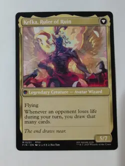 Kefka, Court Mage // Kefka, Ruler of Ruin Final Fantasy MTG - Image 2