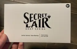 MTG Secret Lair Drop Series Sam Burley Traditional Foil Edition SEALED - Image 1