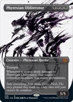 MTG Phyrexian Obliterator (Showcase) - 308 / English / Near Mint - Image 1